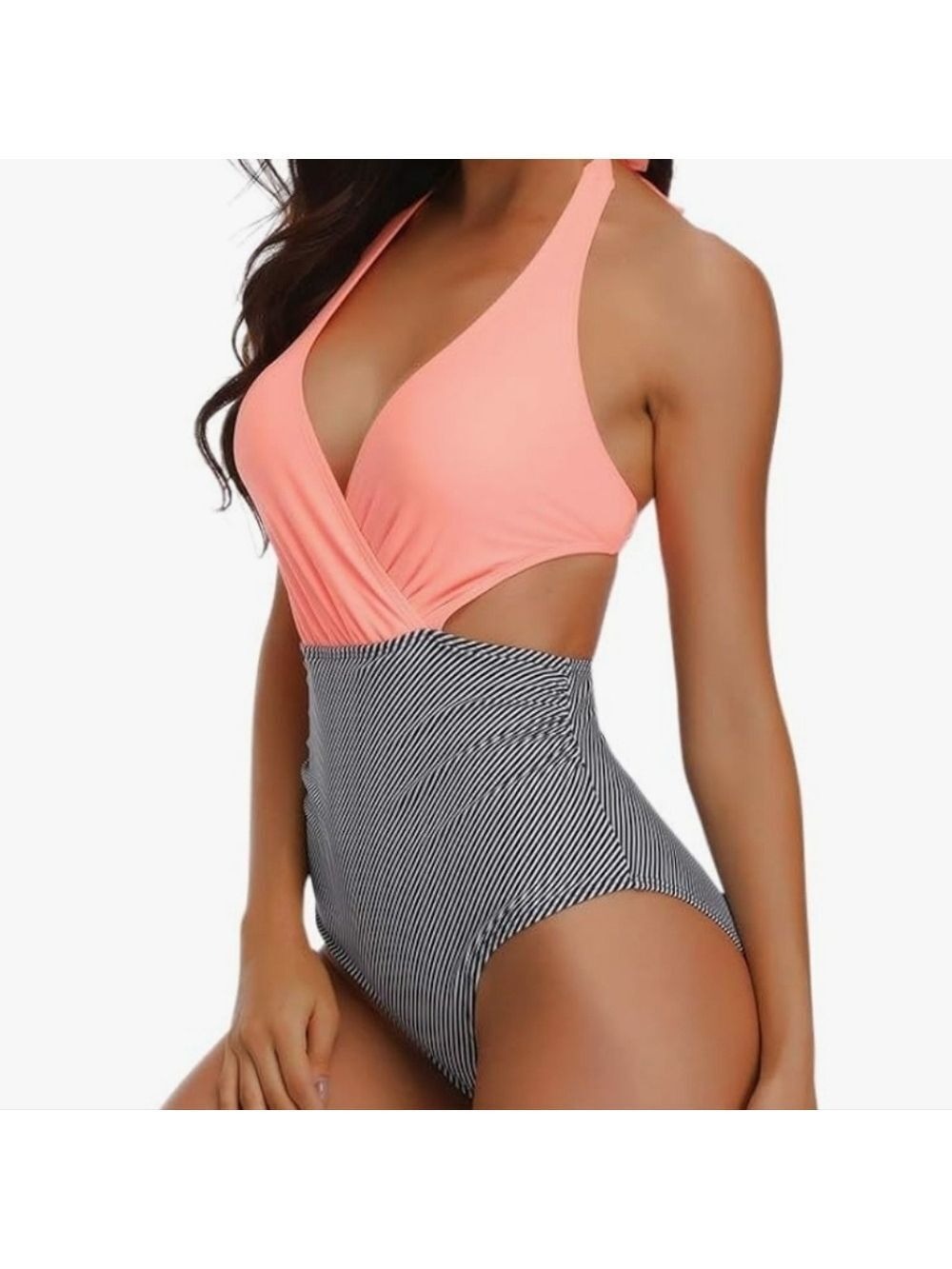 Miss Lavish London One Piece Swimsuits High Leg, Tummy Control NWT Size XXL - Picture 3 of 9